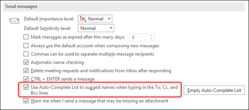 Cách tắt (hoặc xóa) tính năng tự động hoàn thành trong Outlook / làm thế nào để 9
