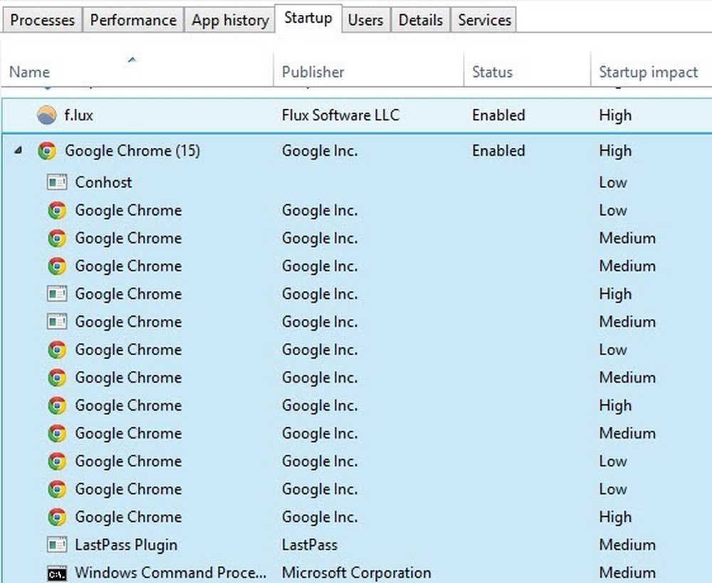 Startup programs. LASTPASS for Windows desktop.