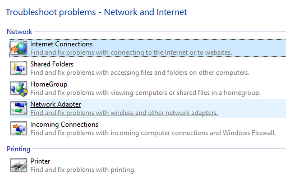 Troubleshooting networks