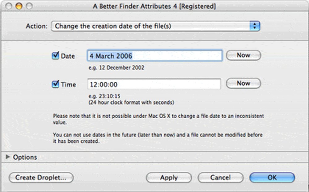 Last change. Creation Date. SETFILEDATE. Date of change. MODIFIEDDATE как заполнить.