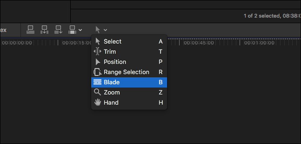 Selection range