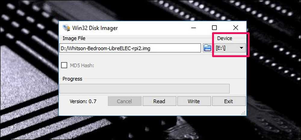 Win32 disk imager