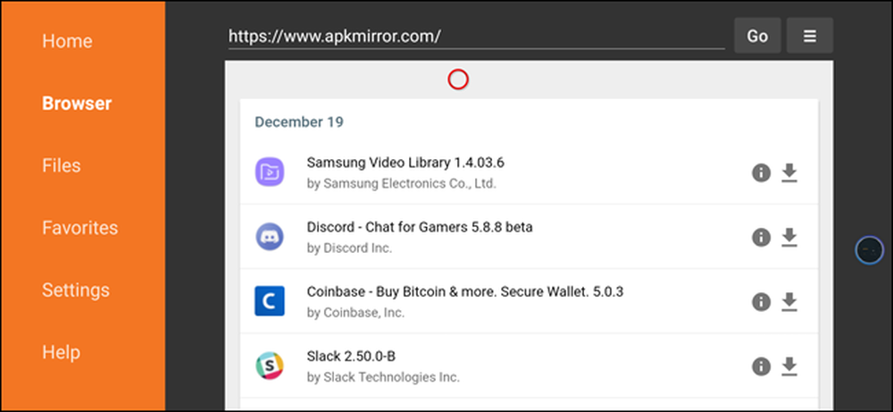 Apkmirror.com. Apkmirror.browser. Samsung Video Library.