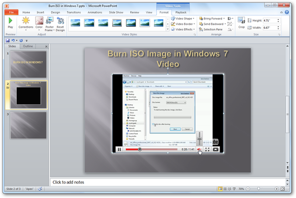 Как вставить видео из ютуба в презентацию powerpoint 2010