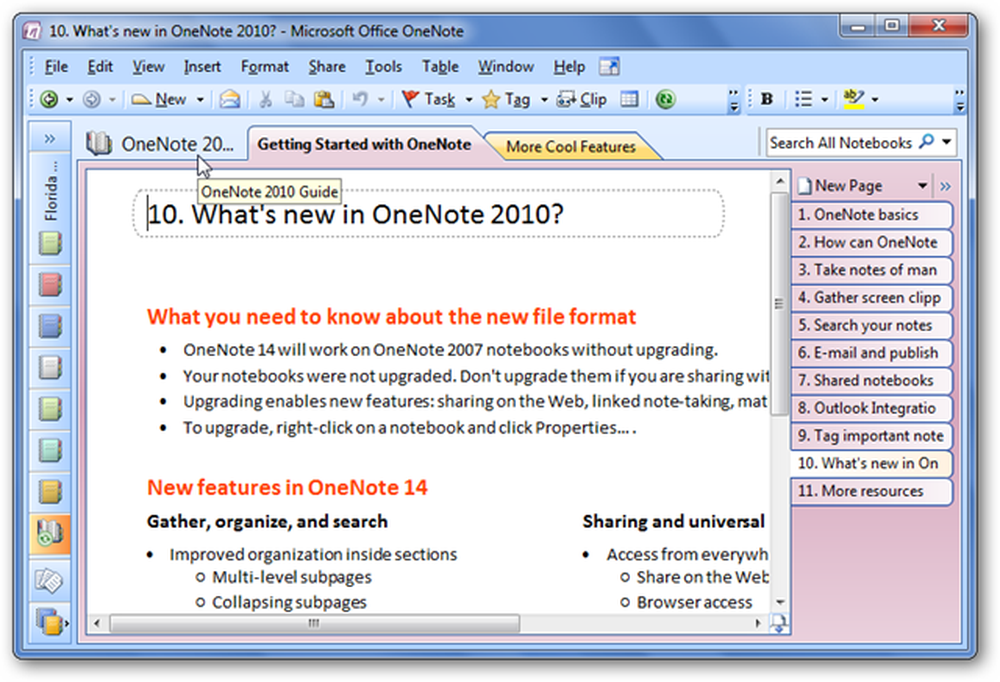 Microsoft Onenote 2010