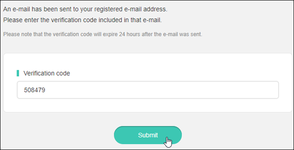 Send verification code перевод