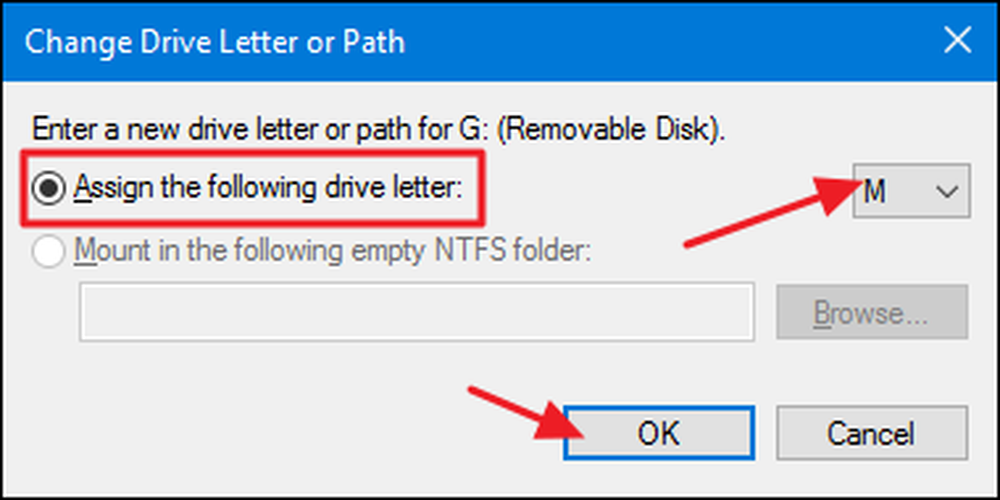 Windows Drive Letter.