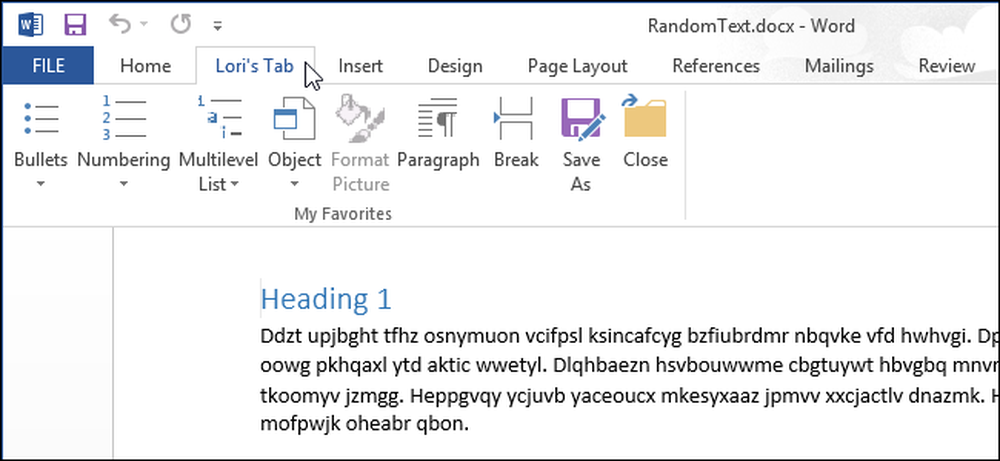 Cách tạo tab tùy chỉnh trên Microsoft Office Ribbon / làm thế nào để |  Những bài học tốt nhất về phát triển web.