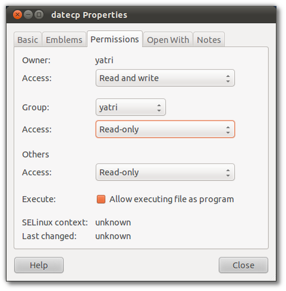 Ubuntu permissions