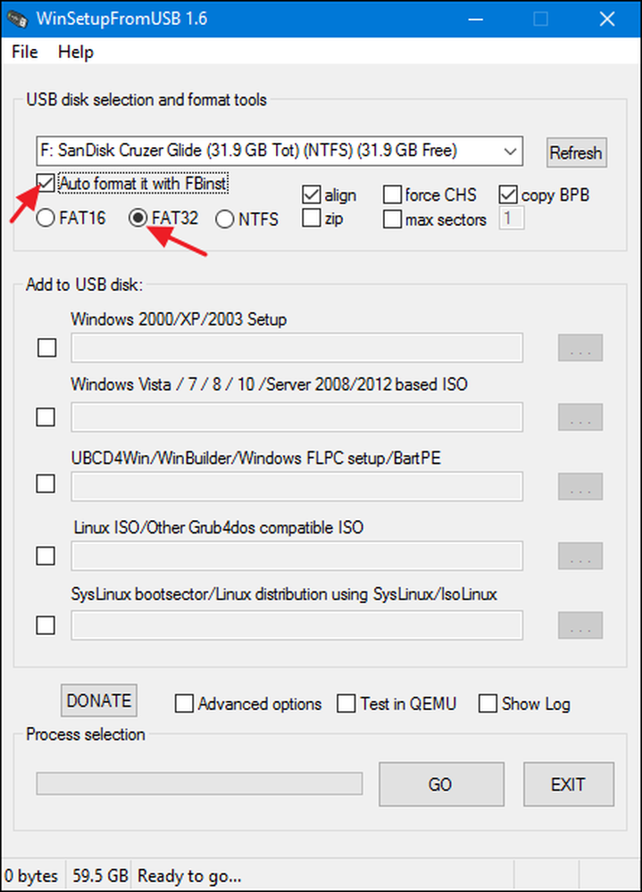 Win setup from usb windows