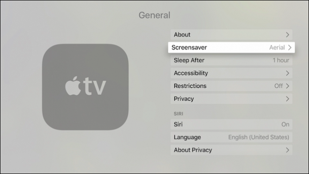 Как удалить заставки с Apple TV.