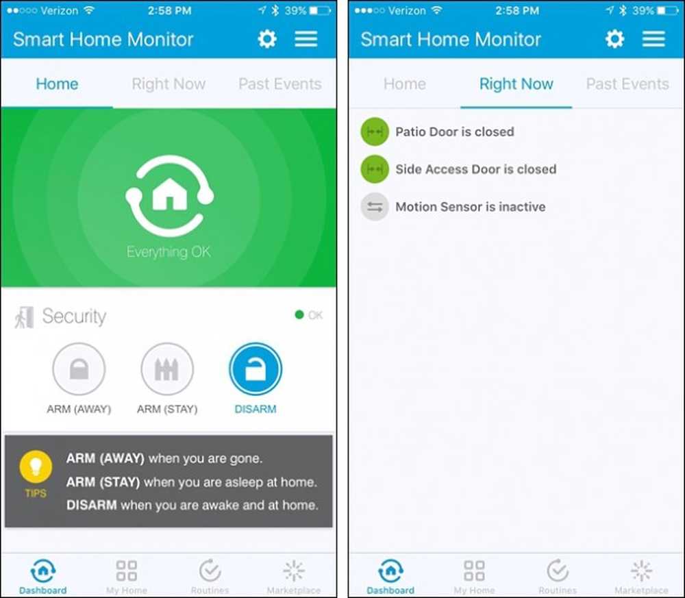 Home monitoring