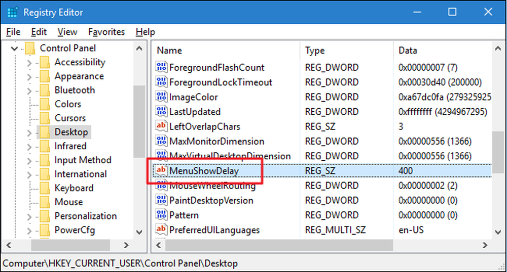 Menu default. HKEY_current_user\Control Panel\desktop. PAINTDESKTOPVERSION. HKEY_current_user\Control Panel\accessibility\mousekeys.