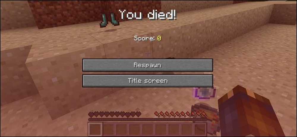 Cách tìm nơi nhân vật chết trong Minecraft