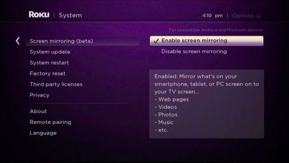 Enable screen. Roku select. Roku enable Dev Mode. X-sys ТВ. Mirror enable по другому на английском.