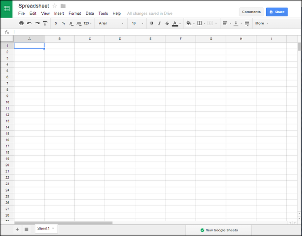 Google docs spreadsheets