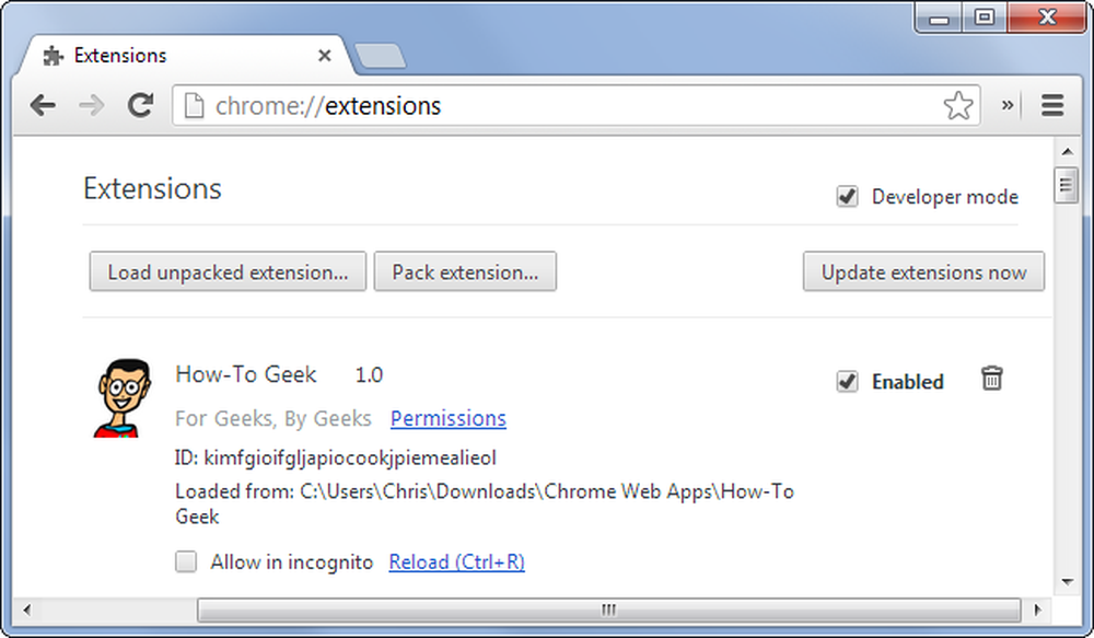 Extended update. Запустите приложение chrome