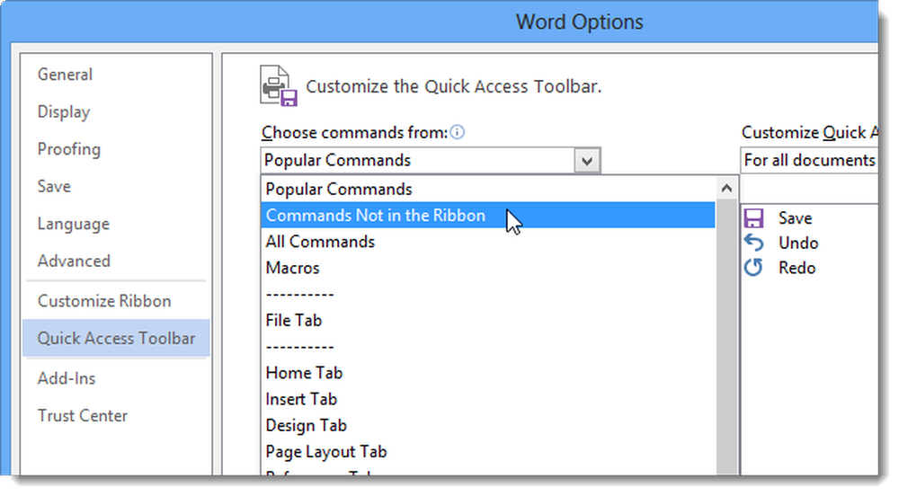 Панель быстрого доступа ворд 2013. Command the quick access toolbar Pointer Tab. Word Sender.