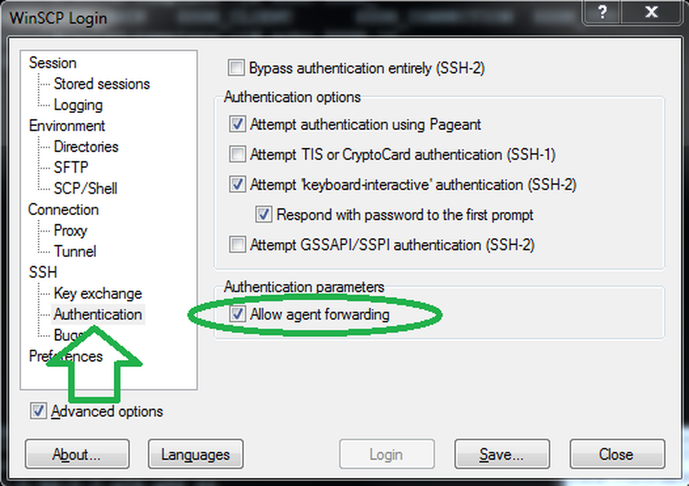 Параметры ключ. WINSCP SSH Key. Bluetooth SSH auth.