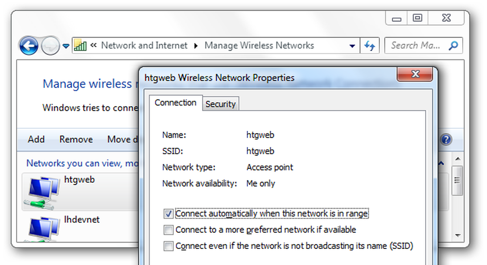 Manage Wireless Networks.