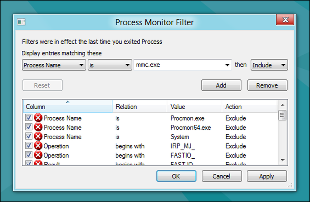 Process exit 7. Process Monitor.