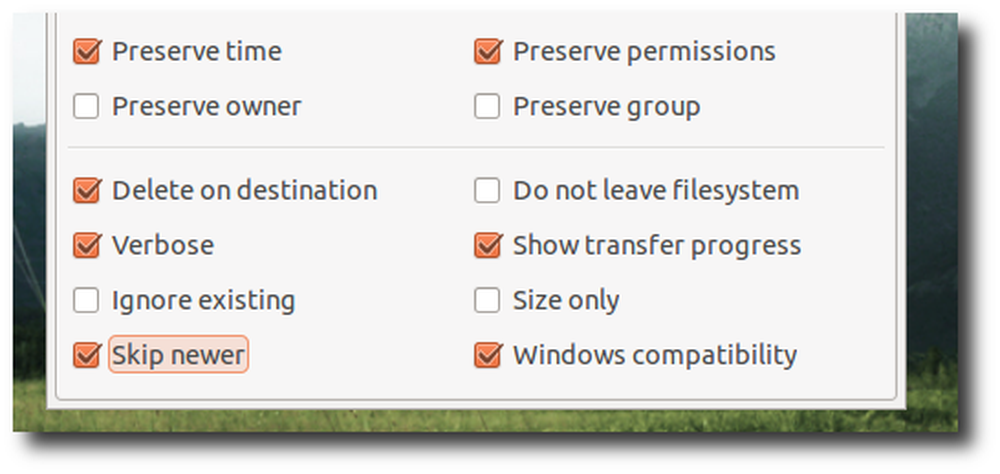 Ignore existing. Grsync. Rsync progress. Grsync for Windows.