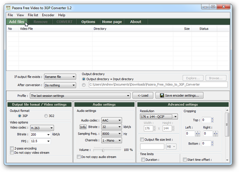 Mb convert encoding. Форматировать в 3gp.