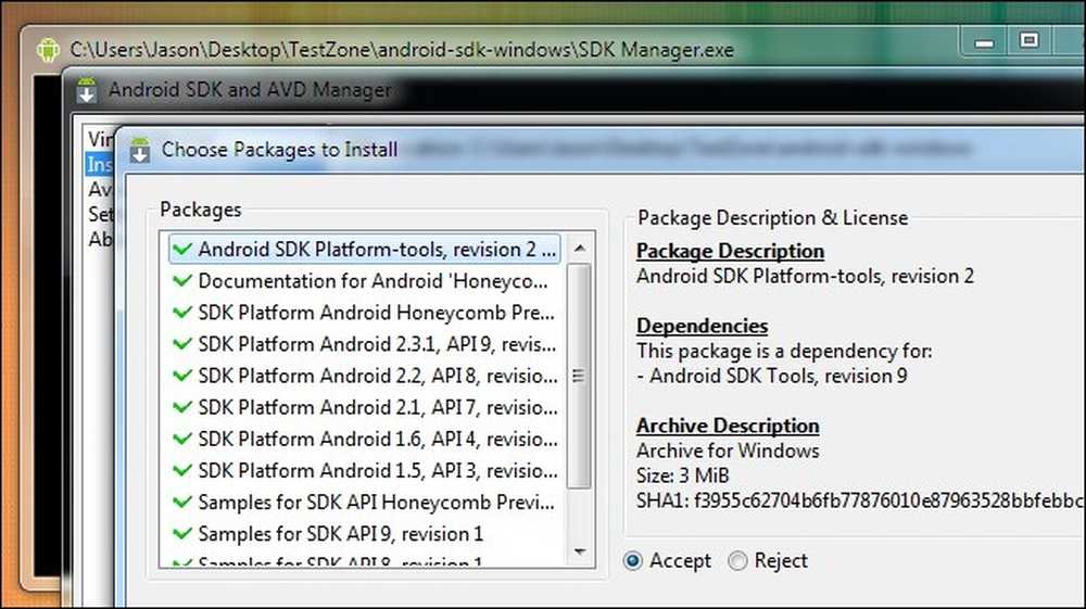 Windows platform sdk. API Android SDK.